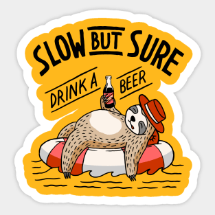 slow but sure Sticker